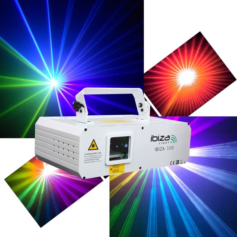 LAS560RGBYP-5 LASER 5 TETES IBIZA PRIX FOU ! - Laser IBIZA LIGHT pas cher -  Sound Discount