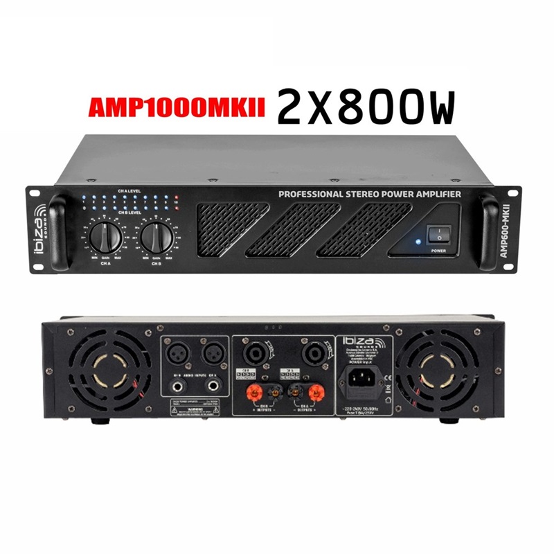 AMP1000-MKII AMPLIFICATEUR SONO 2 X 800W